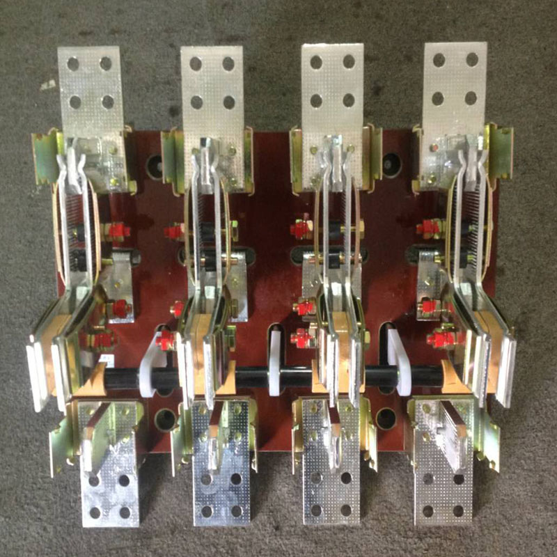 HS13BX-1500 41 400A600A1000A 41 Double throw down knife switch four-wire double-head open type