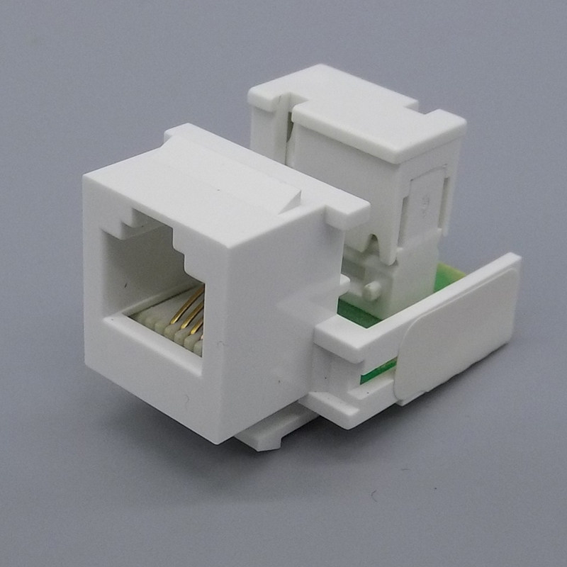 CAT3 wire type four-core phone module RJ11 four-core phone socket CAT3 voice panel interface module