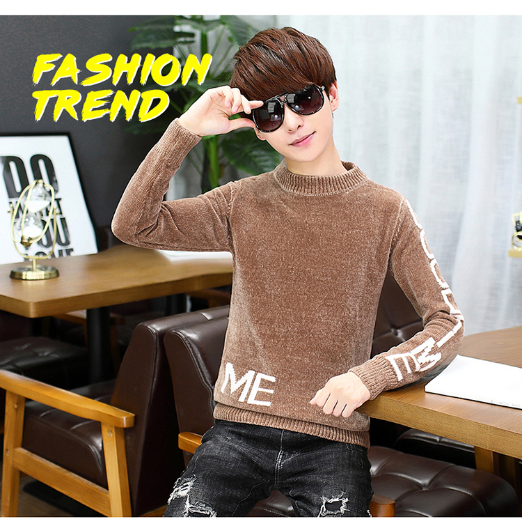 Mùa đông 13 thiếu niên 14 Áo len dày Hàn Quốc đan đáy áo 15 nam 16 học sinh trung học cơ sở 17 tuổi thủy triều áo nam