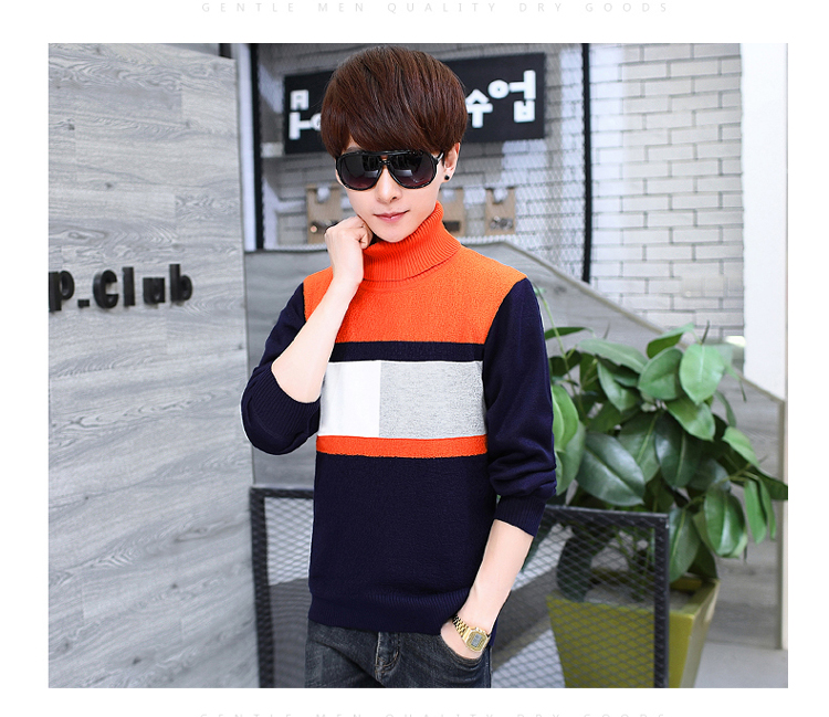Mùa đông 13 teen dày 14 chàng trai 15 cộng với áo len nhung cao cổ 16 áo len 17 học sinh trung học cơ sở 18 tuổi áo len kiểu hàn quốc cực đẹp