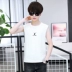 Cậu bé mùa hè 14 Áo thun không tay 16 Áo vest thiếu niên nam Cotton Cane 12 Học sinh trung học 13 Trẻ lớn 15 tuổi - Áo vest cotton Áo vest cotton