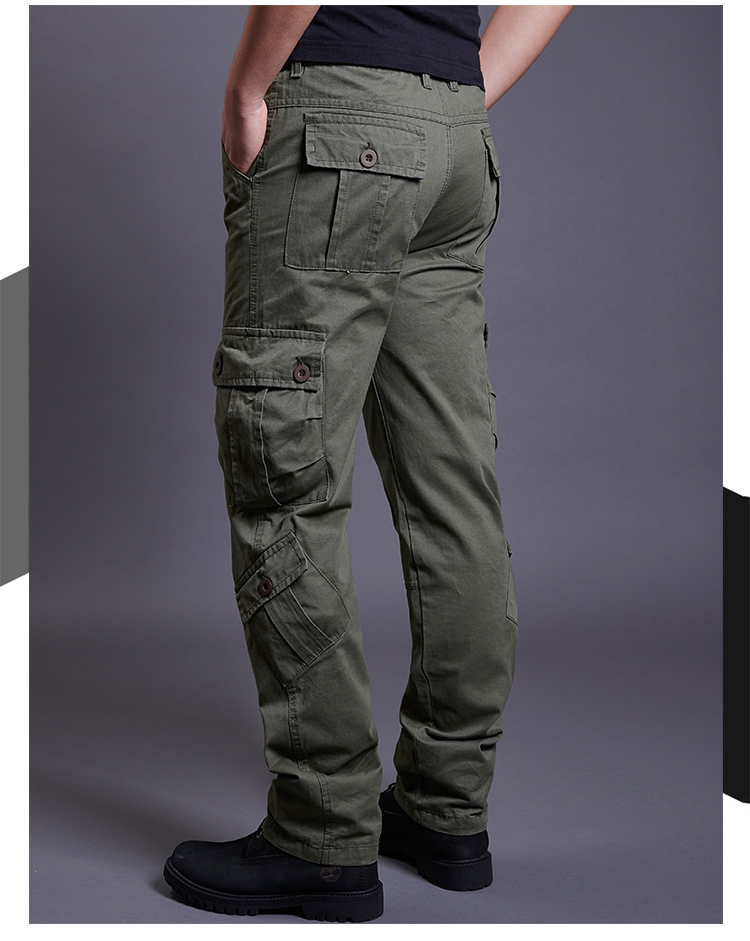 Mùa thu và mùa đông overalls quần yếm nam mạnh mẽ siêu mặc quần nam thanh niên thẳng lỏng kích thước lớn quần giản dị quần nam quần jean ống rộng nam