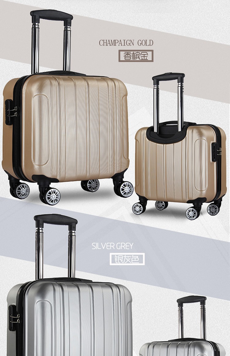 16 inch vali nhỏ dễ thương mini xe đẩy trường hợp nội trú nam và nữ mật khẩu du lịch hộp phiên bản tiếng Hàn của nhỏ tươi 18 vali kamiliant