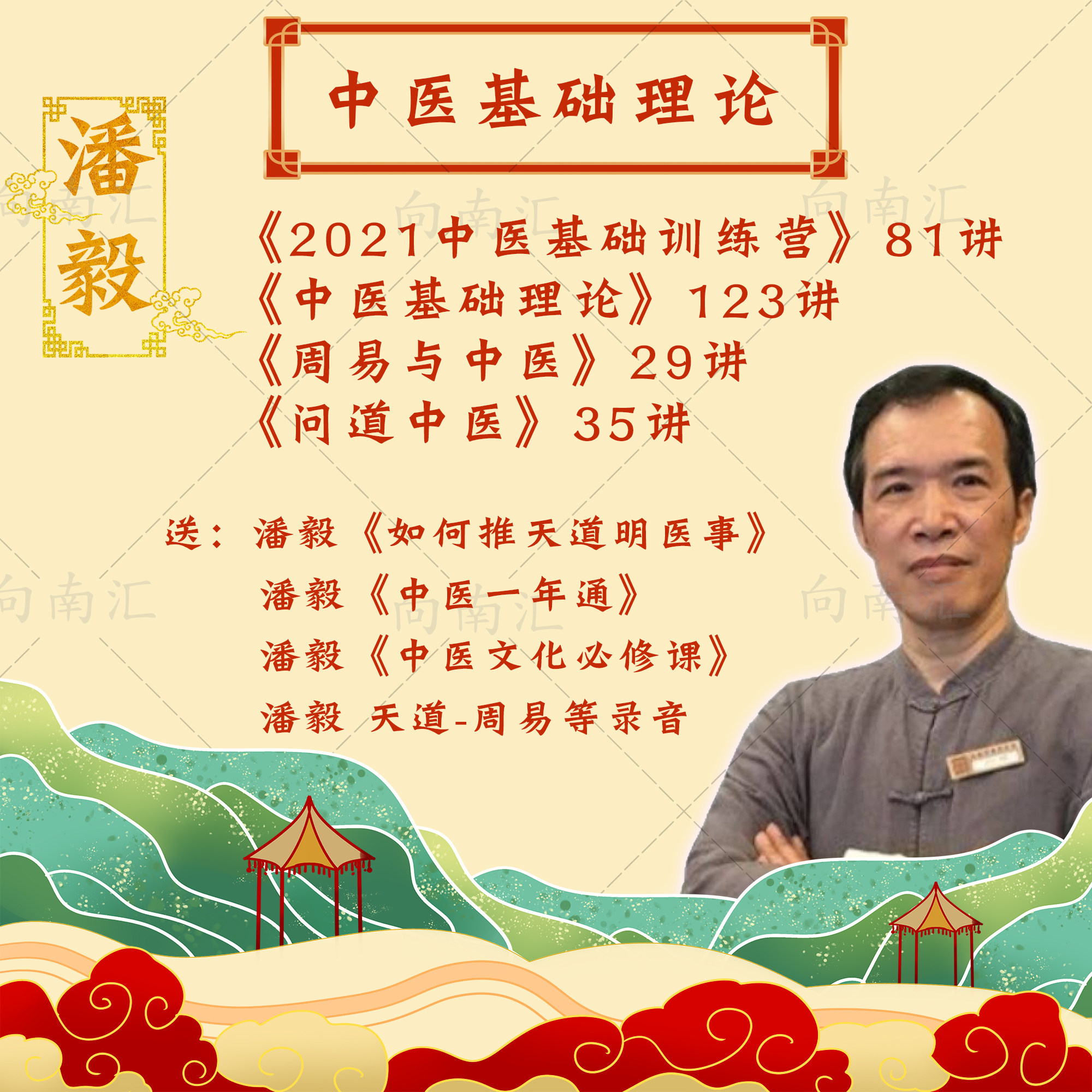 Panyi Traditional Chinese Medicine Basic Theory Courses 2021 Training Camp Week Yi high-definition film tutorial material