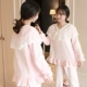 Đồ ngủ công chúa nữ mùa thu và mùa đông Phiên bản Hàn Quốc của sinh viên tươi rói san hô lông cừu flannel dịch vụ nhà có thể được mặc bên ngoài bộ đồ