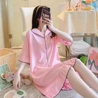 188fe сплошной цвет черный боковой юбка розовая