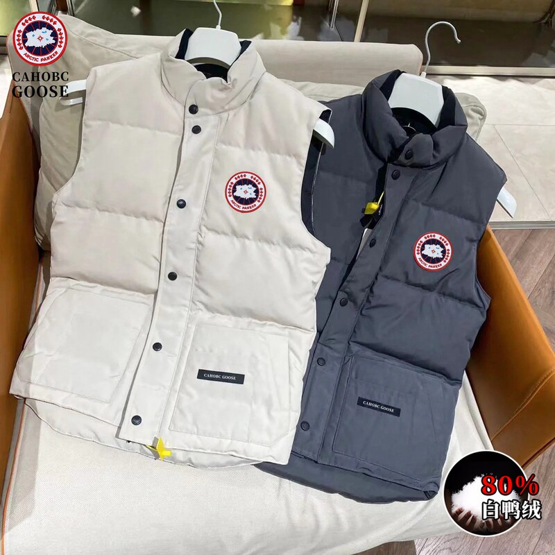 Goose down Vest for Men and Women 2026 New Autumn and Winter Thickened Warm Sleeveless Vest Black Jacket Couple Style