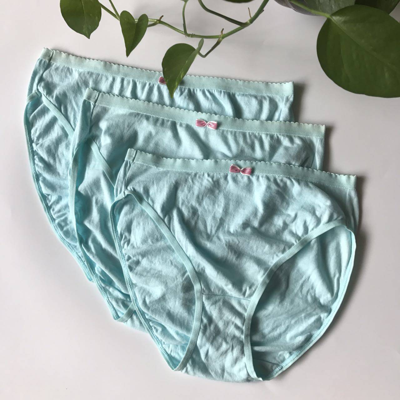 Foreign trade original single cotton oversized women's pregnant women mommy briefs