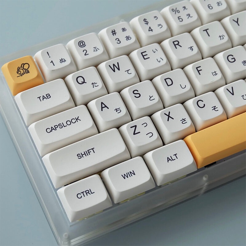 Honey Milk Keycaps Pbt Mechanical Keyboard Special Xda Profile English Thai Phonetic Russian Japanese Korean 140 Keys