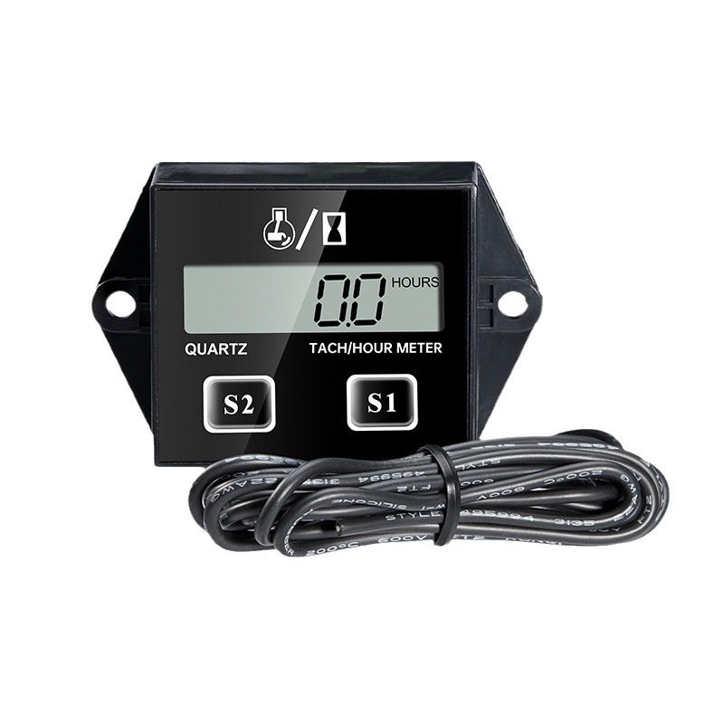 オフロードバイク用タコメーター、タイマー、デジタル表示、2ストローク、4ストローク、防水、誘導式エンジン用タコメーター