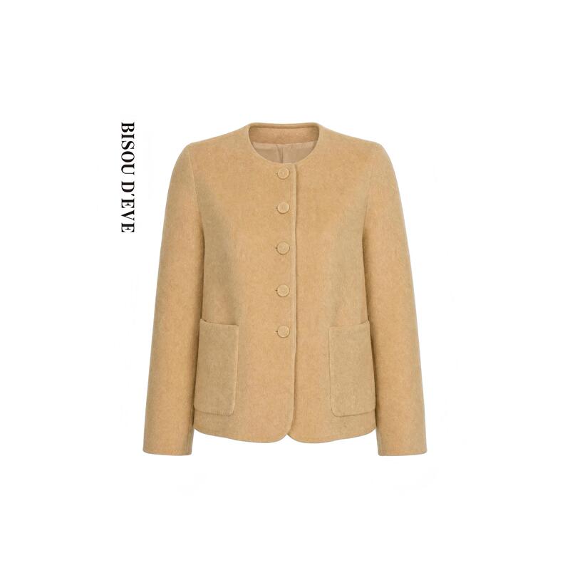 【Exclusive Buyer Zhuzhu】Warm Sun Camel White Gentle Little Coat Lv21090355