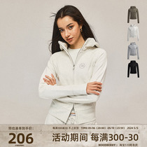 MoodBerry American hot girl with cap sweatshirt female spring Skinder with slim short zipped sports jacket