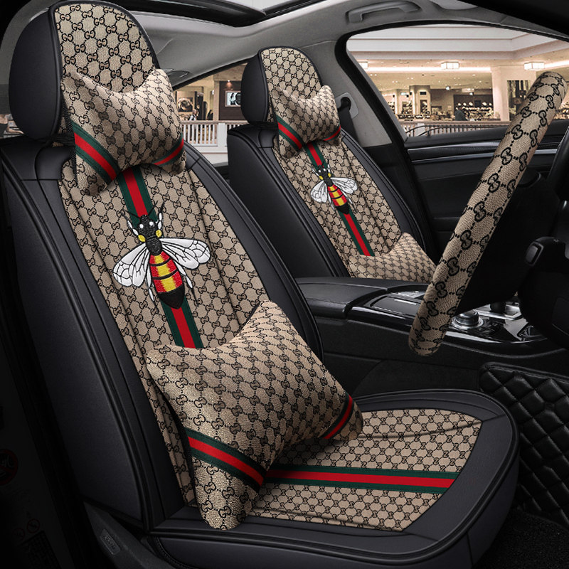 Net red tide brand CUCC Bee car cushion car interior decoration pad fully surrounded seat cover four-season universal seat cushion
