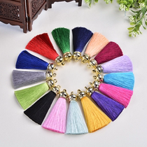 7cm high-grade Korean Golden Bell tassel ice tassel handmade diy rayon clothing bag pendant