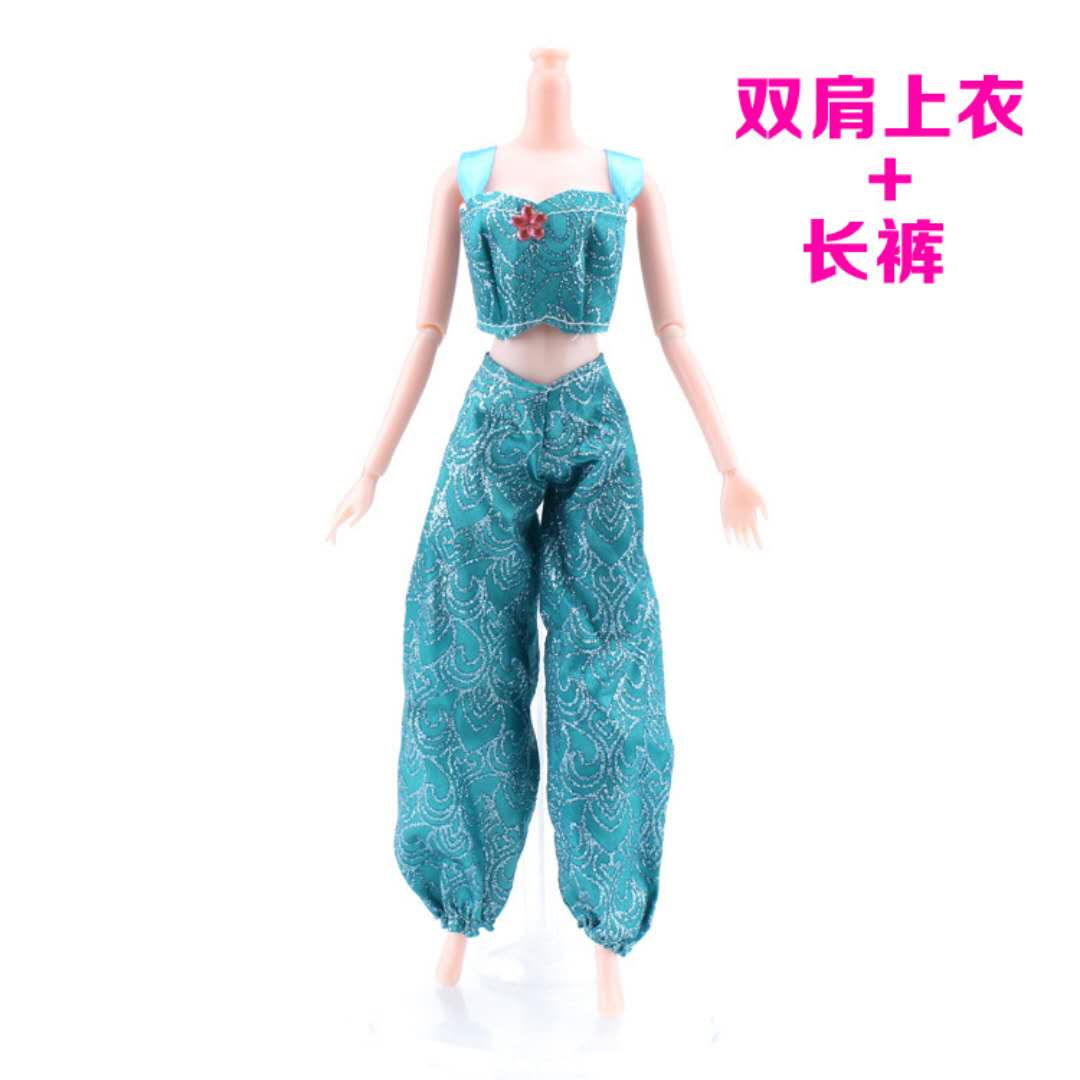 Barbie quần áo pha lê giày cao gót chơi nhà búp bê quần áo váy áo cưới phụ kiện búp bê bjd
