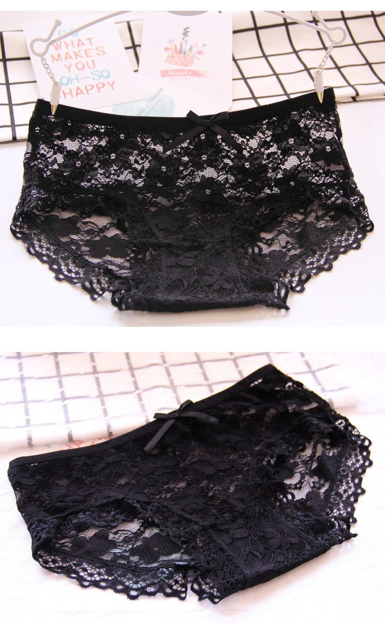 Jacquard ren ren bông gợi cảm 裆 cô gái cám dỗ lưới rỗng eo thấp trong suốt phụ nữ đồ lót phụ nữ bán buôn quần lót nữ triumph