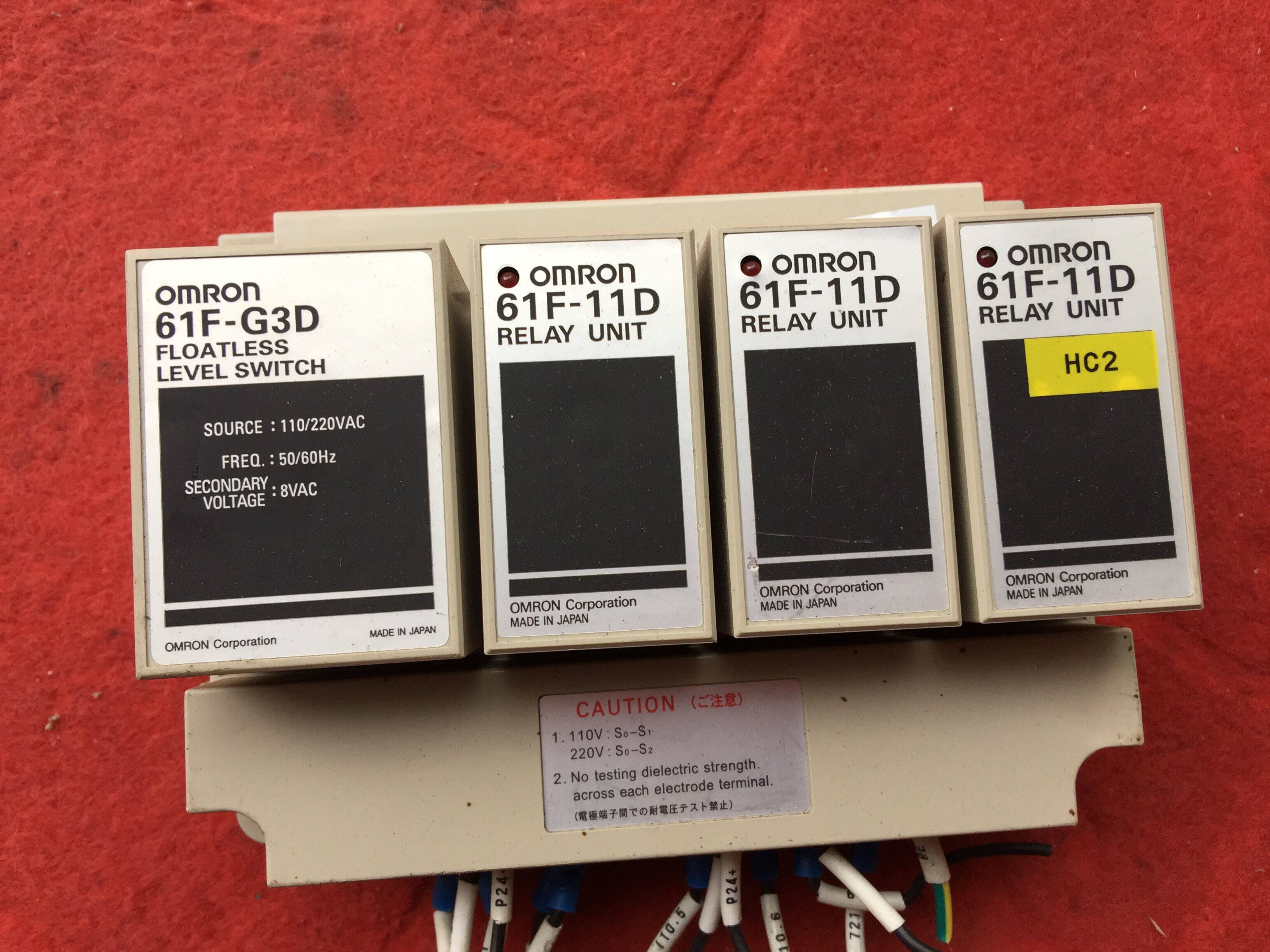 OMRON liquid level relay 61F-G3D 61F-11D