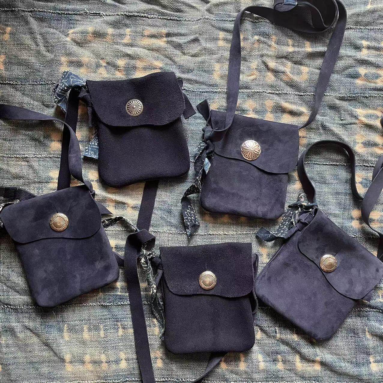 现货】VISVIM KOFU MEDICINE BAG 古布银币扣天然染药包斜挎包-Taobao  