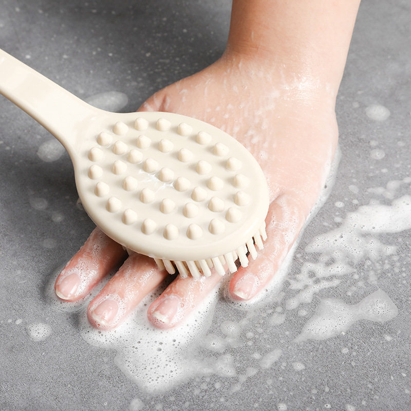 Long handle bath brush adult soft hair rubbing back bath brush No man bath brushed back brushed bath deity
