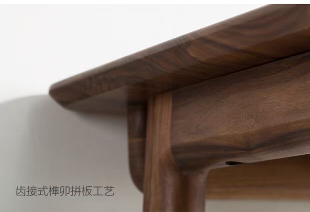 Đồng chủ Cézanne nghiên cứu máy tính bàn ghế kết hợp Bắc Âu hiện đại tối giản rắn đồ gỗ nội thất bằng gỗ óc chó đen - Bộ đồ nội thất giường gỗ
