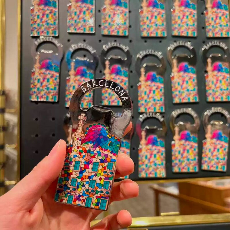[Barcelona, Spain] Casa Batlló Fridge Magnet Bottle Opener Travel Souvenir Gift