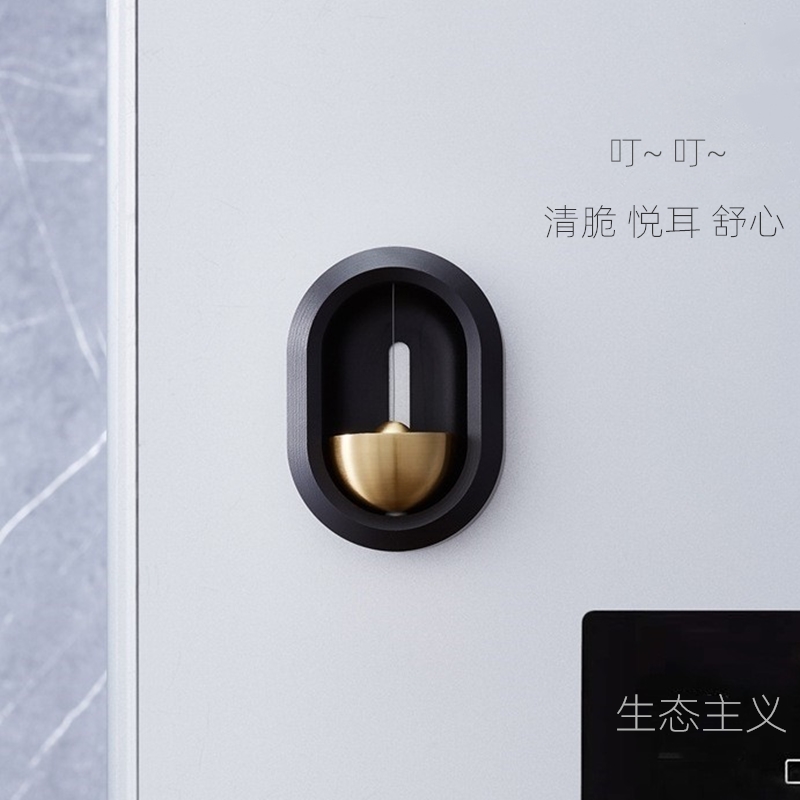Door-suction wind chime copper bell Japanese-style door opening reminder bell door bell gift door hanging decoration shop
