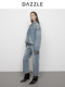 DAZZLE 地素牛仔裤2025年春季新款蓝色牛仔裤