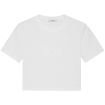 (Limited time special offer) DAZZLE textured T-shirt spring and autumn new womens embroidered pleated slim style top