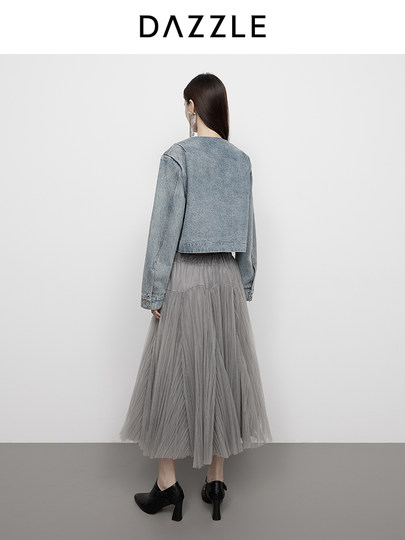 Юбка DAZZLE 25: Весенняя, сказочная, сетчатая, плиссированная, длинная юбка в балетном стиле