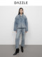 DAZZLE 地素牛仔裤2025年春季新款蓝色牛仔裤