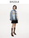 [Hot-Selling Restock] Dazzle Denim Jacket 25 Autumn and Winter New Chinese Style Jacket Women's Top
