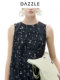 Dazzle Dress 25 Summer Panda Series New Black Sleeveless Dress