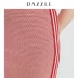 DAZZLE mùa xuân mô hình sóng cotton dệt kim nữ váy mỏng 2G1E7032H - Váy