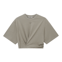 (Limited time offer) DAZZLE T-shirt 2024 summer new womens draped top