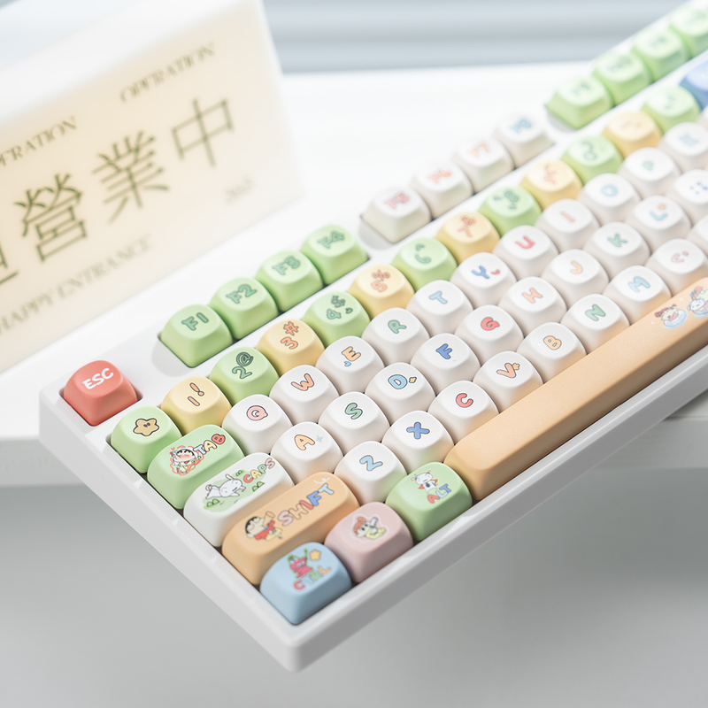 108-Key Mechanical Keyboard, Three-Mode Wired, Wireless, Bluetooth, Hot-Swappable, Suitable for Girls, Office, Gaming, Cute Rgb Lighting 108-Key Mechanical Keyboard, Three-Mode Wired, Wireless, Bluetooth, Hot-Swappable, Suitable for Girls, Office, Gaming, Cute Rgb Lighting