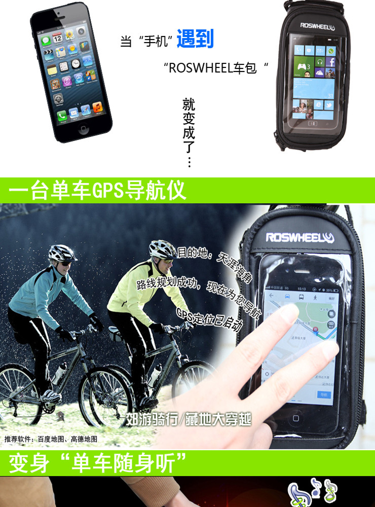 Sacoche pour vélo ROSWHEEL - Ref 2213857 Image 32