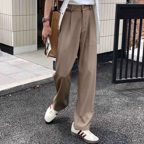 Летние ретро штаны, дизайнерские повседневные брюки, свободный прямой крой