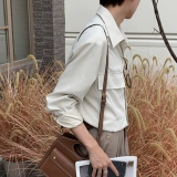 Весенняя осенняя бархатная трендовая рубашка для отдыха, в корейском стиле, оверсайз