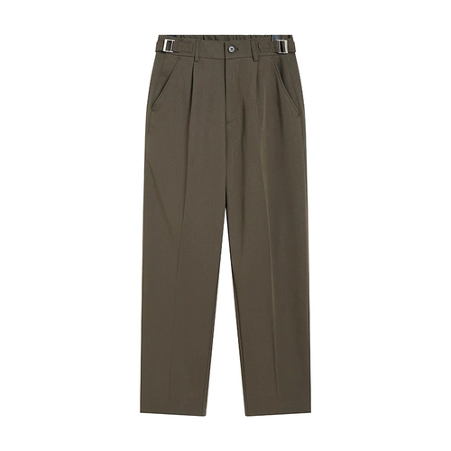 Цветные трендовые штаны, в корейском стиле, оверсайз, свободный прямой крой