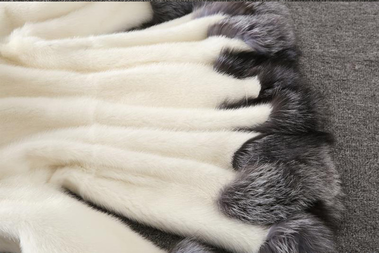 Cao cấp Haining 2017 mùa đông giả mink fur coat dài giả con cáo lông cỏ nữ áo chống mùa giải phóng mặt bằng áo lông thú