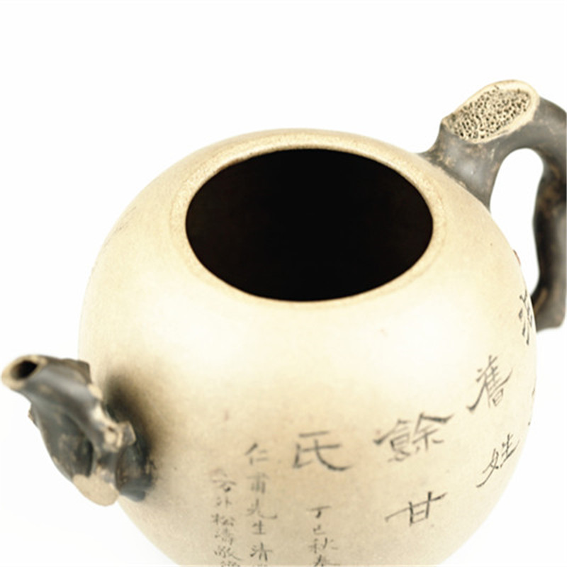 Yixing Dingshan Gu Jingzhou Zisha nồi handmade đích thực nổi tiếng nghệ sĩ dân gian tất cả handmade Wang Baogen đu đủ bình hoa đất nung