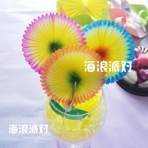 50 sunflower sticks disposable fruit fruit fork cake sign cocktail sign KTV disposable fruit sign