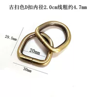 Древний цвет сканирования внутренний диаметр 20 мм 2 линии толще около 4,7 мм