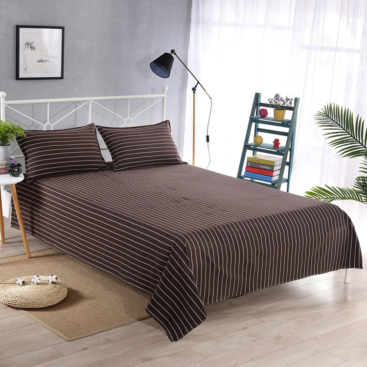 Xử lý tấm vải thô cũ gấp đôi chăn đơn mã hóa dày ba mảnh đặt 1,2m1,5m1,8m giường - Khăn trải giường ra trải nệm