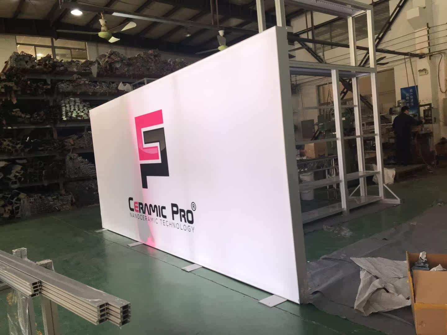 Borderless Carb Light Box Profile Ultrathin Uv Soft Film Light Box Billboard Set for h type kabb light box