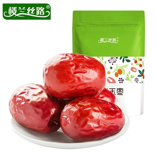 楼兰丝路 Jujube Hetian Jujube Red Dates 500g Синьцзян Специальность младшего Jujube сушеное фрукты.