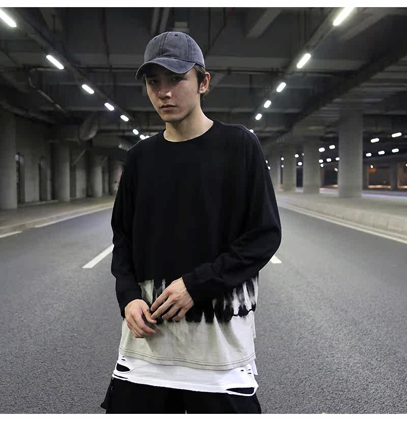 Gradient Split Tee Image 2