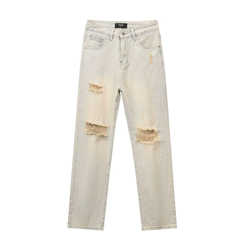 BLACK OF EXIT Прямые свободные джинсы подходит для мужчин и женщин для школьников, штаны