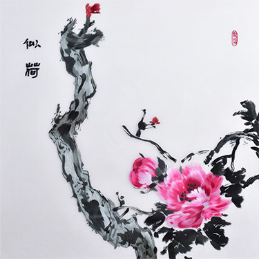 Su Embroidery Diy Beginology Kit Stitch Sweep INK LOTUS Hand Embroidered Decoration Painting 