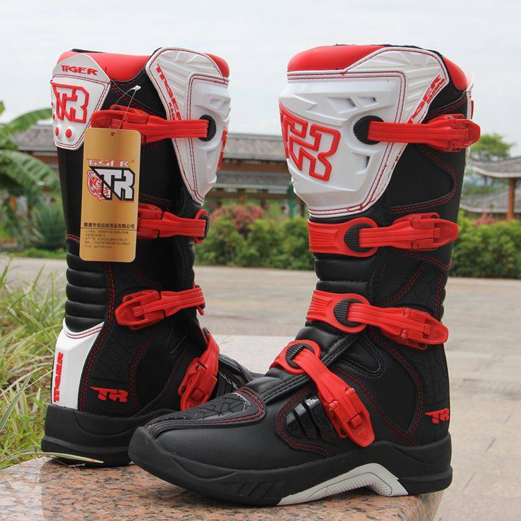 TR Tiger Cards Cross-country Boots Locomotive Boots Men's Boots Race Boots Field Lindau Rally Boots Soft Bottom